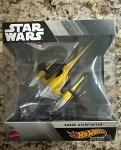 Star Wars Hot Wheels Starships Select Naboo Starfighter - Picture 1 of 2