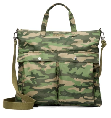 Victoria’s Secret Pink Camo 16" Nylon Cargo Tote Bag Crossbody Fits 15" Laptop - Image 1 of 4