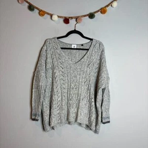 Suéter Cabi #3848 Horizon Pullover Gris - Imagen 1 de 4