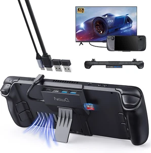 Travel Steam Deck Dock Steam Deck/Oled Portable Stand Design USB C Hub TF Card - Picture 1 of 1