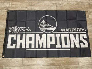 Golden State Warriors 2022 CHAMPIONS 3x5 Ft Banner Flag 2022 Playoffs The Finals - Picture 1 of 3