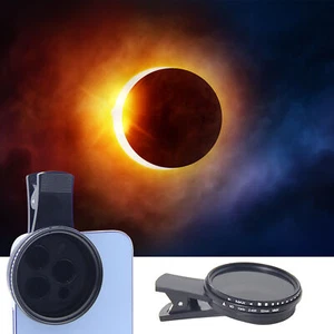 Solar Eclipse Phone Camera Filter Lens 2024 Enhancing Photo Removable for Camera - Picture 1 of 16