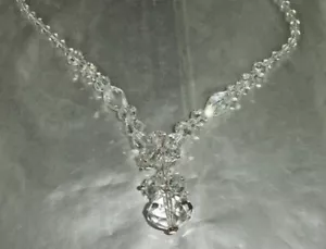 Glasperlen Collier Brillant strahlend TL 44 cm Magnetverschluß - Bild 1 von 3