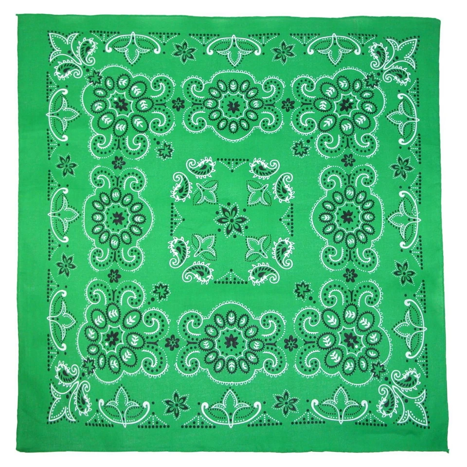 Bandanas de cachemira 100 % algodón Texas talla 27"X27" Foto 1 de 1