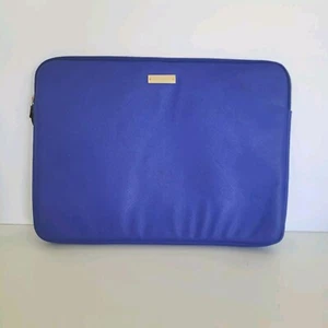 Kate Spade Slim Universal Blue Laptop Bag Sleeve Pouch Zip 13Inch Padded - Picture 1 of 11