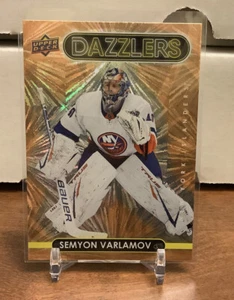 New York Islanders - Semyon Varlamov - 21/22 UD Series 1 - Orange Dazzlers - Picture 1 of 2