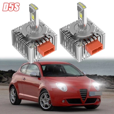 Para Alfa Romeo Mito 2018 D5S D5R Bombillas LED haz alto bajo 2 piezas Foto 1 de 4