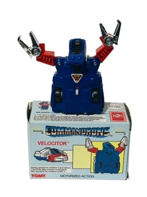 Velocitor Commandrons Transformers Gobot Mcdonalds Tomy Motorizado Robo Strux BC4 Foto 1 de 4