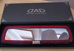 DAD Garson Custom Luxury Mirror Light Siam Jet Hematite Swarovski Gradient - Picture 1 of 8