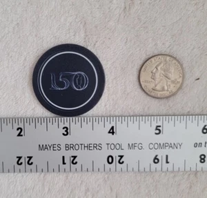 150th Open St Andrews Souvenir Ball Mark 1,5 pulgadas de diámetro azul oscuro - Imagen 1 de 2