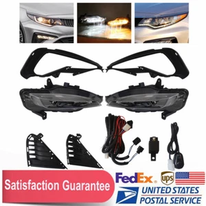 Daytime Running Driving Fog Lights Turn Signal For 2019 2020 Kia Optima DRL Lamp - Foto 1 di 14