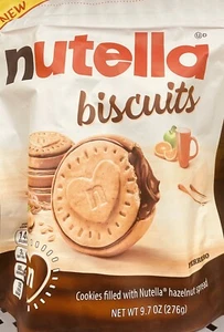Nutella Biscuits Hazelnut Spread with Cocoa Sandwich Cookies 9.7 oz Bag - Picture 1 of 2