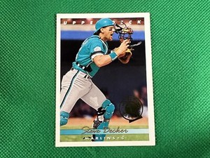 1993 Marlins Upper Deck #744 Steve Decker Florida Marlins