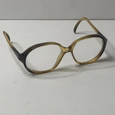 Vintage Terri Brogan Brown Square Glasses Frames Canada 8705-10 54-15 - Image 1 of 4