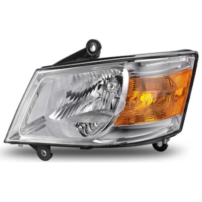 FARO CONDUCTOR IZQUIERDO APTO PARA DODGE GRAND CARAVAN 2008-2010 LÁMPARA CON BOMBILLAS Foto 1 de 2