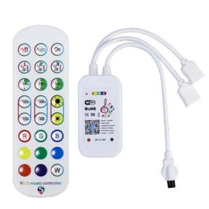 LED RGB Strip Light WiFi Smart Controller 5V 12V 24V APP 24 Keys Remote 2 output - Picture 1 of 10