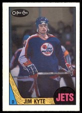 1987-88 O-PEE-CHEE JIM KYTE RC WINNIPEG JETS #226