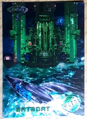 1995 Batman Metal Forever Card 13 BATBOAT. - Image 1 of 3
