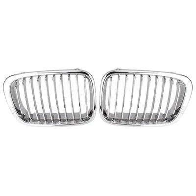 Rejilla delantera cromada para BMW E46 4D sedán 320i 323i 325i 328i 330i 98-01 Foto 1 de 4