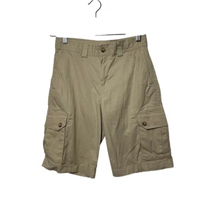 Polo Ralph Lauren Boys Kids Stretch Twill Cargo Shorts Tan Khaki Size 12 - Picture 1 of 13