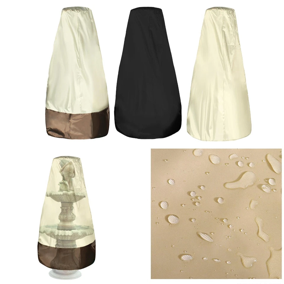 Fountain Cover Oxford Cloth Protector Dust Cover Statue Windproof Courtyard - Bild 1 von 1