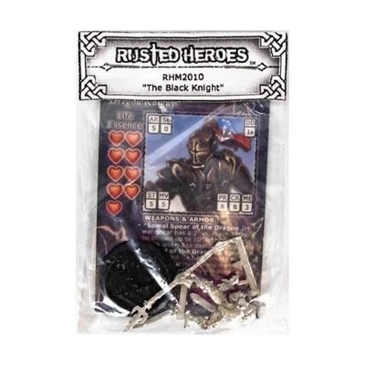 Fantización Héroes Rustados Caballeros Dragón Caballero Negro Pack Nuevo Foto 1 de 2