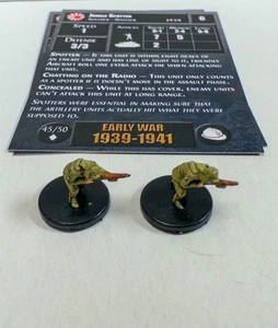 1x Jungle Spotter 45/50 Early War Axis & Allies Miniatures - Picture 1 of 3