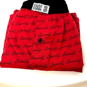 Bacardi Rum  Red Boxer Shorts XL New With Tags Logo Bar Promo - Picture 1 of 6