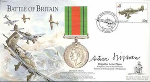 BB23 RAF cubierta firmada Segunda Guerra Mundial Batalla de Gran Bretaña firmada Luftwaffe PIPAN KC - Imagen 1 de 1