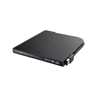 BUFFALO UHD BD compatible portable Blu-ray drive black BRUHD-PU3-BK Japan NE JP - Image 1 of 4
