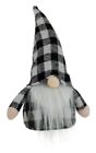 Gnome Benton Boston International Black & White Plaid Gnome-So Cute-Sale