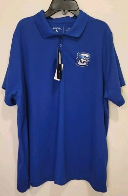 Top polo para mujer CREIGHTON Blue Jays 3XL azul real manga corta bordado nuevo con etiquetas Foto 1 de 4