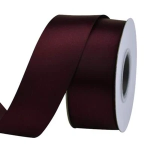 Burgundy Satin Ribbon 1.5 Inch x 25 Yards for Bows Wrapping Wedding DIY - Picture 1 of 5