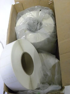 6 ROLLS - Industrial Thermal Transfer Labels - 2 x 1", Ribbons Required S-6249 - Picture 1 of 7
