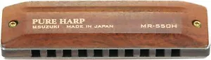 Suzuki 10-hole harmonica PURE HARP MR-550H B flat tone - Picture 1 of 3