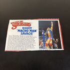 Wreslting Superstars Randy Macho Man Randy Savage File Card Only