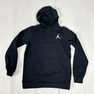NUEVO CON ETIQUETAS Nike Air Jordan Jump Man Essential polar sudadera con capucha negra para hombre M 940108-010 - Imagen 1 de 5