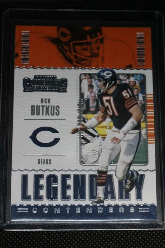 2020 Panini Contenders Legendary Dick Butkis Chicago Bears #LC-DBU - Image 1 of 1
