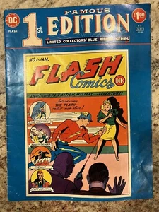Famous First Collector's Edition Flash Comics 1975 #1 Very Fine OW/W DC Comics - Picture 1 of 3