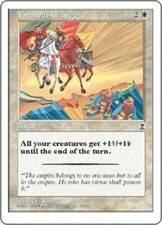 Virtuous Charge NM MTG Portal Three Kingdoms P3K Magic Gathering 2B3