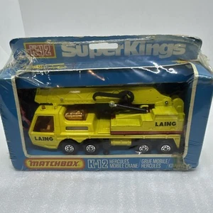 1978 Lesney Matchbox SUPER KINGS K-12 Hercules Mobile Crane Laing - Picture 1 of 13