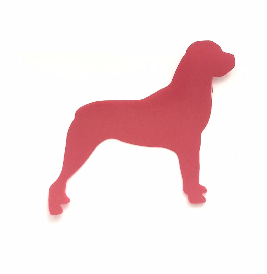 Boxer Dog Stickers Iron On Decals For Clothes T-Shirt DIY 50mm x 2 - Image 1 of 1