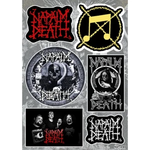 Napalm Death Sticker Pack | Smear Campaign Grindcore Death Metal Band Logo - Picture 1 of 1