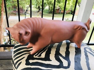 Vintage MCM Wedgwood Terra Cotta Tarus Bull - Picture 1 of 10