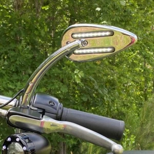 Custom Dynamics Amber/White/Red LED Mirrors - Chrome - Picture 1 of 5