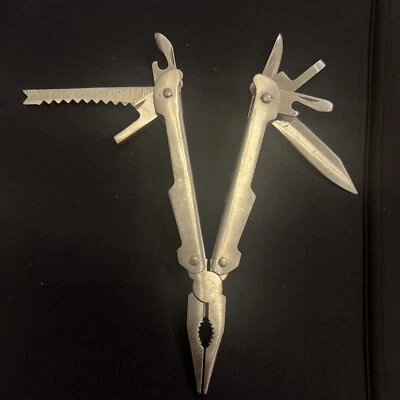 ALL METAL MULTI TOOL POCKET KNIFE WITH PLIERS STAINLESS 2CR - Image 1 of 4