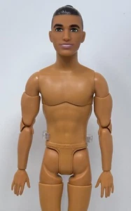Barbie Fashionistas #204 Ryan Made to Move Hybrid NUDE Latin Ken Doll Man Bun - Picture 1 of 14