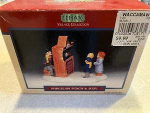 Lemax Village Collection Porcelain “Punch & Judy” Table Accent #63171 1996 - Picture 1 of 10