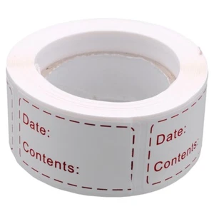 300Pcs Removable Freezer Labels 1 x 3 Inch Food Storage Stickers, RefrigeratorL4 - Picture 1 of 8