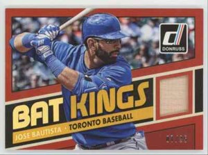 2015 Donruss Bat Kings Studio Series RED Jose Bautista Rlice 7/25 Jays #15 C07